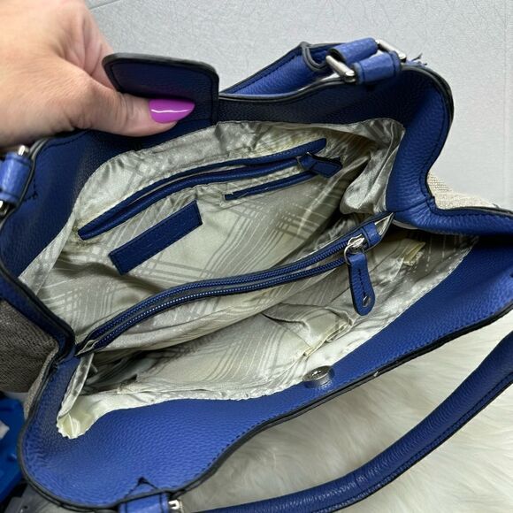 London Fog Tweed Handbag - Picture 4 of 8